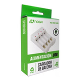 Cargador De Pilas Aa / Aaa Usb Con Led De Carga