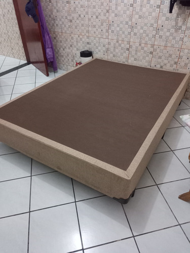 Cama Box, Semi Nova Pouco Tempo De Uso