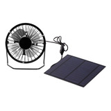 Ventilador De Energia Solar, Kit De Ventilador De Panel Sola