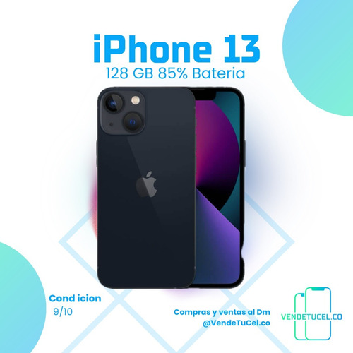 iPhone 13 128 Gb Azul Medianoche A2635 