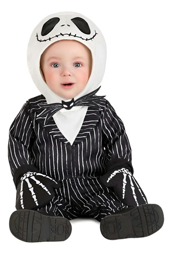 Disfraz Del Extraño Mundo De Jack Skellington Skeleton Pesadilla Antes De Navidad Nightmare Before Christmas Para Niños Bebes Envio Gratis