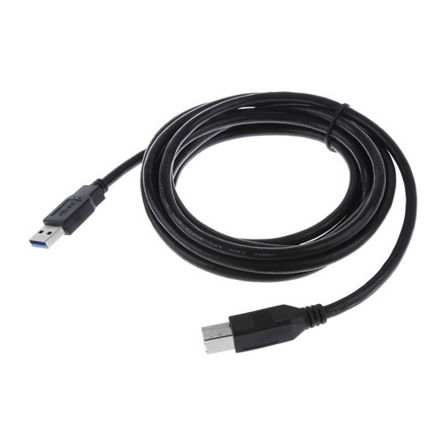 Cable Usb 2.0 Mallado A B 3mts Impresoras Negro