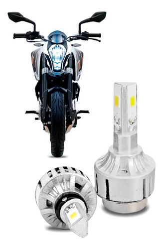 Lâmpada Super Led 3d H4 / H7 6000k Para Moto Cityclass 200i.