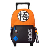 Mochila Dragon Ball Z  Goku Primaria Con Carro Ad77