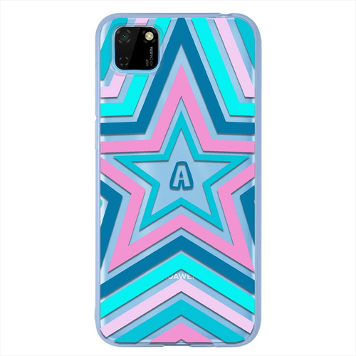 Funda Para Huawei Estrellas Personalizada Con Tu Inicial