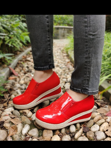 Zapato Calzado Panchitas Verano Plataforma Comodo Mujer