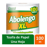 Toalla De Papel  Dh Xl Abolengo 1*100mt(3 Unidad) Super