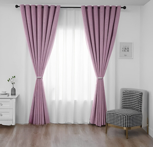 Cortinas Black Out  Pack 2 Paños Para Domitorio  230x140cm