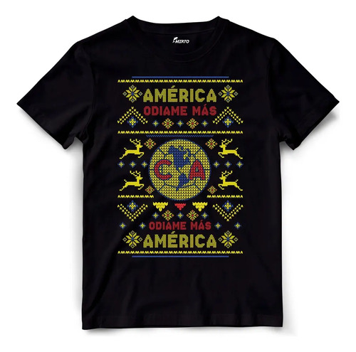 Playera Ugly Sweater Desig Liga Mx Futbol America Aguilas