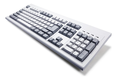 Elsra Teclado Membrana Retro Con Cable Usb Clásico Tamaño L,