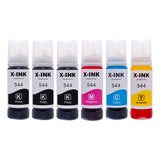 6x Tinta Compatível Epson L3150 L3110 L4150 L4160 L6191