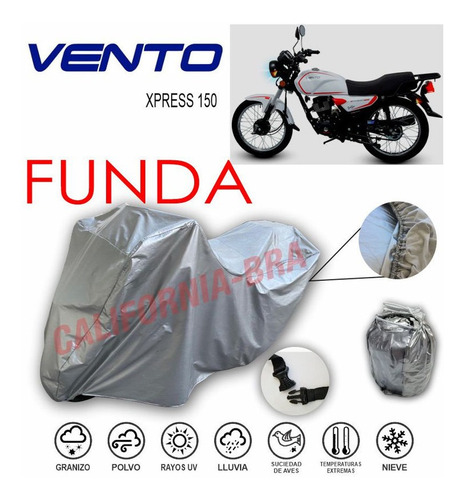Funda Cubierta Lona Moto Cubre Vento Xpress 150