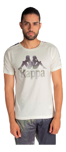 Playera Hombre Kappa Banda 222 Voen Graphik Tape