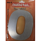 Numeral Residencial Dupla Face Aço Esc Autocolante 125mm 