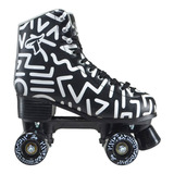 Patins Traxart Quad Jolly Original - Preto/branco