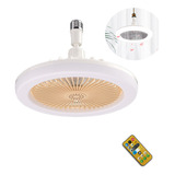 Luz De Teto Com Ventilador Oscilante, E27, 30w Bivolt 25cm