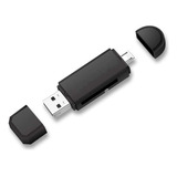 Lector De Tarjetas Micro Usb+usb Otg, Adaptador De Tarjeta D