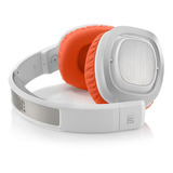 Audífonos Jbl J88, Diadema Blanco- Naranja Over Ear Color Blanco