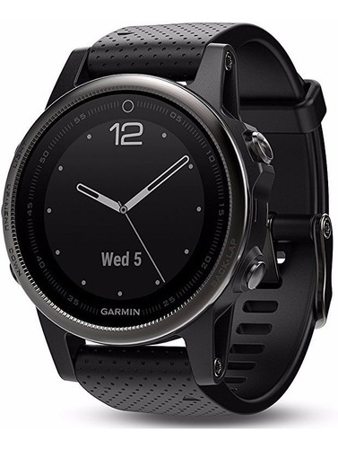 Garmin Fenix 5s Zafiro Correa Silicona Negra 42mm Smartwatch
