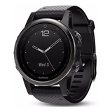 Garmin Fenix 5s Zafiro Correa Silicona Negra 42mm Smartwatch