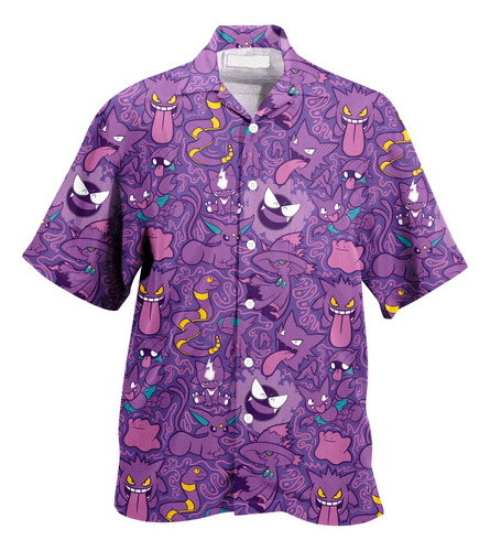 Camisa Pokemon Morado