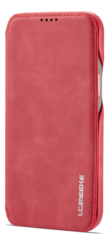 Funda Magnética Tipo Cartera De Piel Para iPhone Y Tarjetas