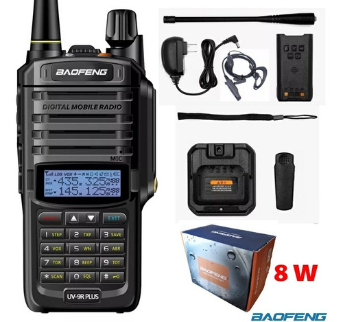 Radio Profesional Baofeng Uv 9r Sumergible En Agua