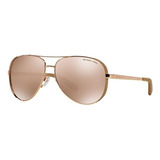 Oculos Sol Michael Kors Mk5004 1017r1 59 Rosê Rosa Espelhada