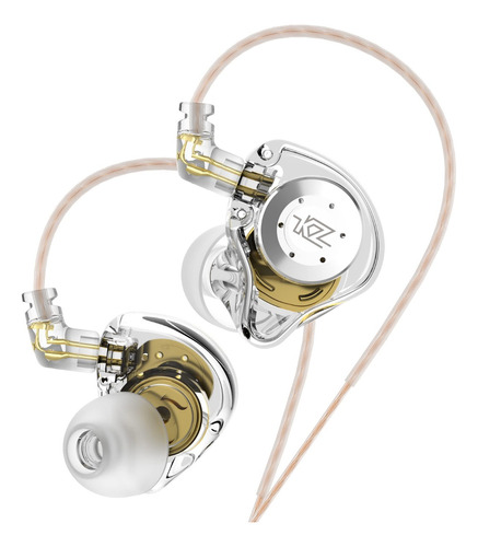 Auriculares In Ear Marca Kz Acoustics Edx Pro S/ Mic Cristal