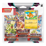 Triple Pack Blister Triplo Pokemon Obsidiana Em Chamas Pawmi