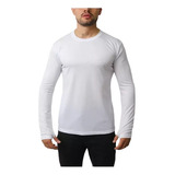 Playera Deportiva Protección Uv 50 Corte Slimfit Reflejante