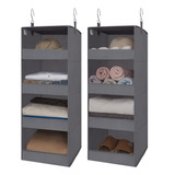 Organizador Colgante Granny Says Closet, 4 Estantes, Gris, P