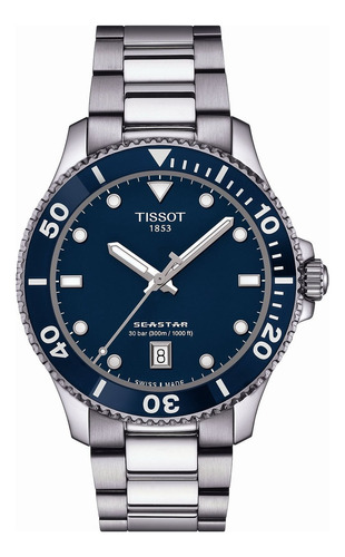 Reloj Tissot Seastar 1000 T1204101104100 Quartz 40mm