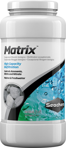 Matrix 500ml Seachem Filtración Biologica Acuario