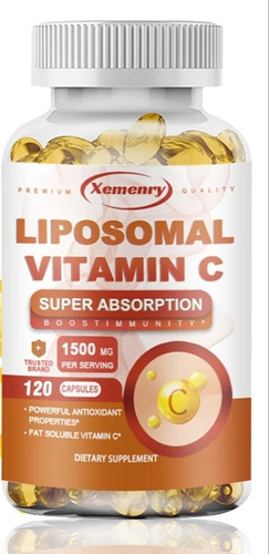 Vitamina C Liposomal 1500mg 120cap.blandas Origen Usa