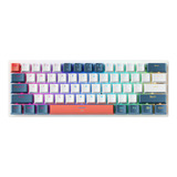 Teclado Mecânico Machenike K500-b61, Com Fio, Switch Red Rgb