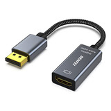 Adaptador Displayport A Hdmi 4k @60hz - Compatible Con Hp,