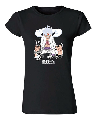 Playera Mujer Anime One Piece Gear 5 Luffy 000329n