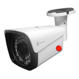 Camara Cctv Bullet Exterior Video 1080p 2 Mp Audio Microfono Color Blanco