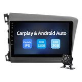 Estéreo 2+32g Carplay Para Honda Civic 2012-2015 Gps Ips Dsp