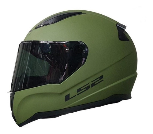 Casco Integral Ls2 Ff353 Rapid Solid Verde Camo