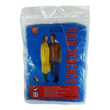 Piloto Poncho Capita Descartable Para Lluvia Niño Y Adulto