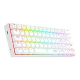 Teclado Gamer Redragon Dragonborn K630w Rgb Sw Blue Branco