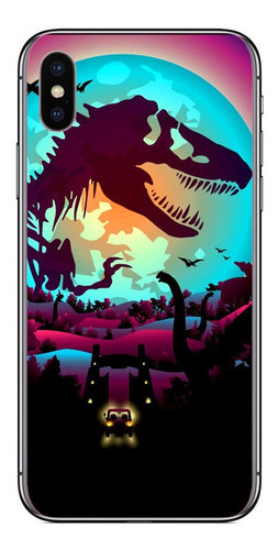 Funda Para iPhone Todos Los Modelos Acrigel Jurassic Park 3