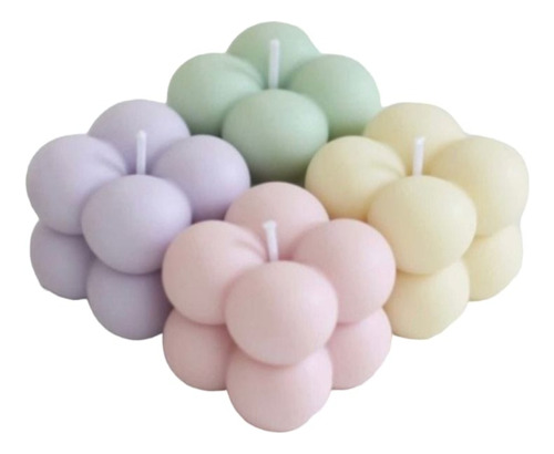 Velita Souvenir Buble Globitos Globos X 15 Colores Pastel