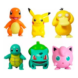 Muñecos De Pokémon Colección De 6 Figuras Pikachu