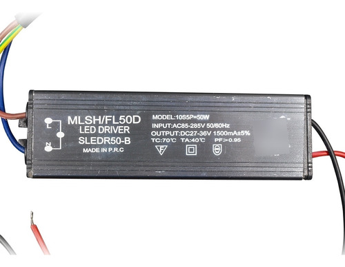 Driver Chip Led 50w 20v 36v 1500ma Potencia Chip Adaptador