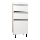 Bajo Mesada Mueble Cocina 3 Cajones 40 Cms Armado