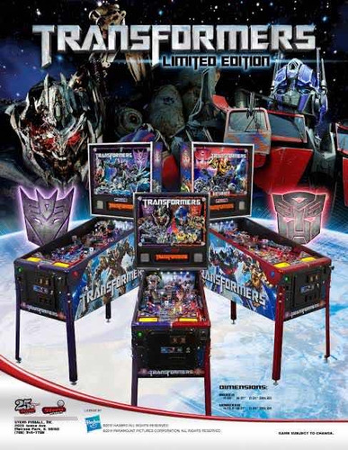 Stern Transformers Le Pinball