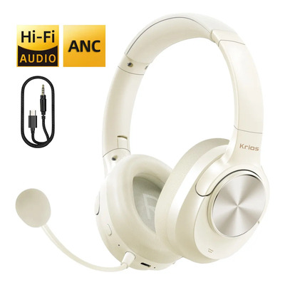 Audifonos diadema bluetooth headset Audifonos Diadema Gamer Inalámbricos Con microfono Krios Bk11 Anc Con -43db Cancelación De Ruido Con Micrófono Manos Libres 80 horas Para Pc Xbox Blacnco | MercadoLibre